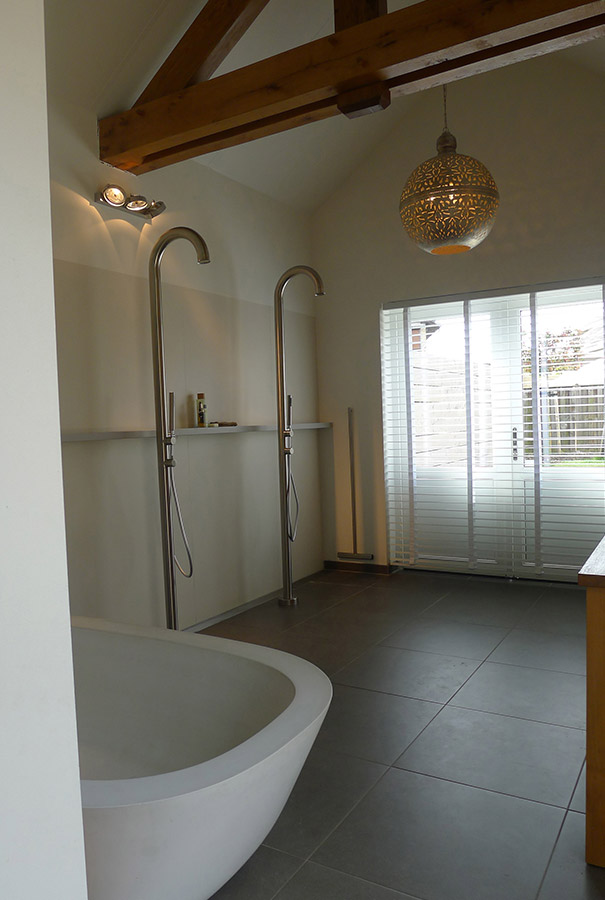 Badkamer & Aanbouw Ontwerp Sittard Begane Grond 3: Interieurarchitect, Tuinontwerp, Ontwerpbureau Perceel02 Sittard