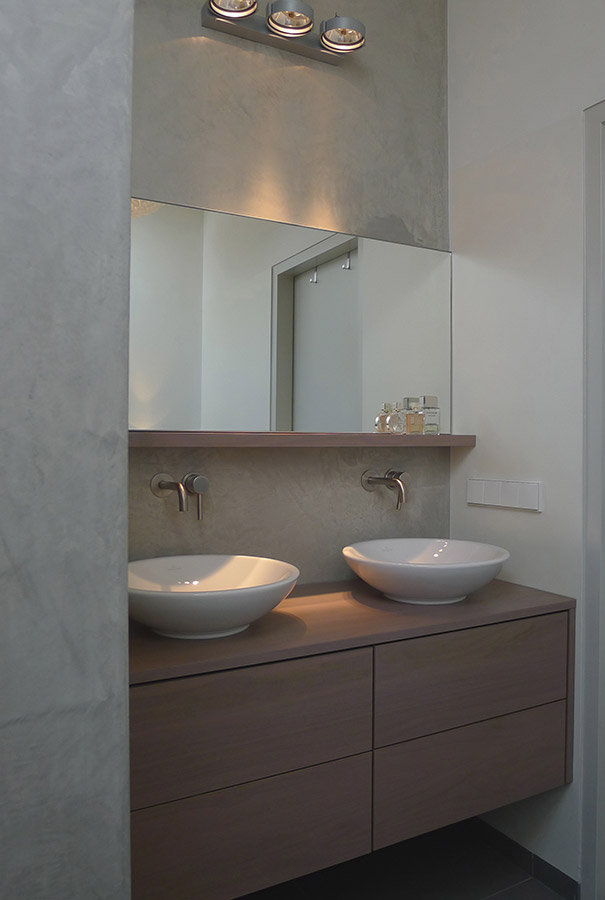 Badkamer Ontwerp Betonstuc Sittard: Interieurarchitect, Tuinontwerp, Ontwerpbureau Perceel02 Sittard