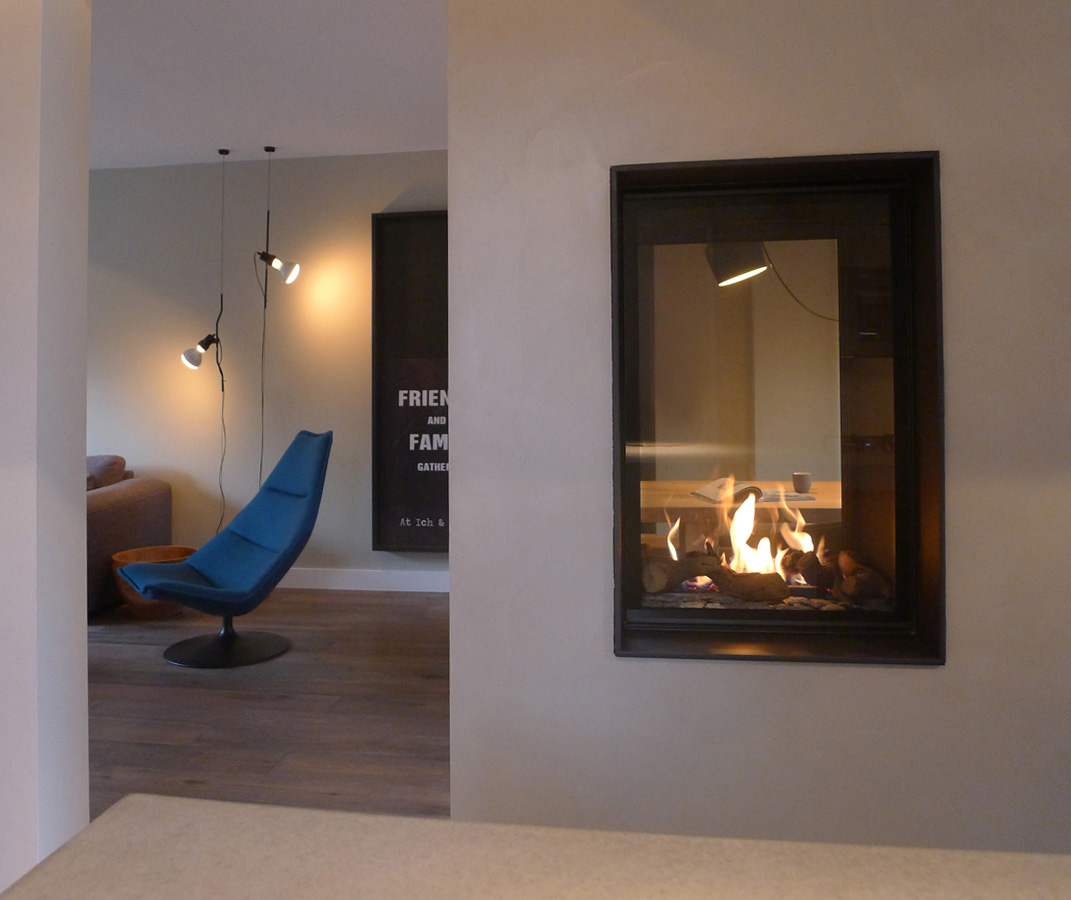 Ontwerp: Indelingsplan, keuken, haard, Sittard