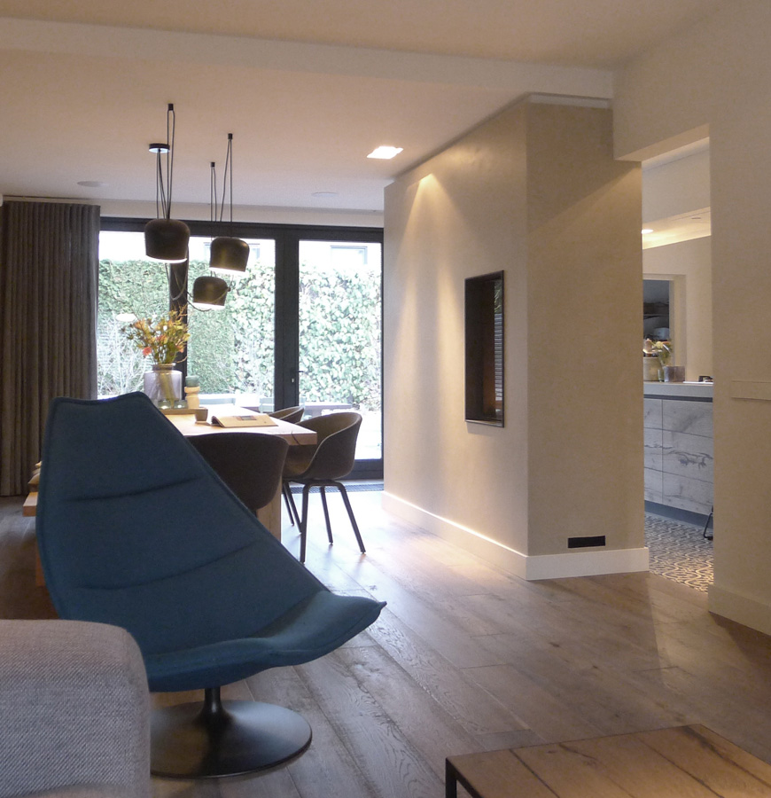 Ontwerp: Indelingsplan, keuken, haard, Sittard