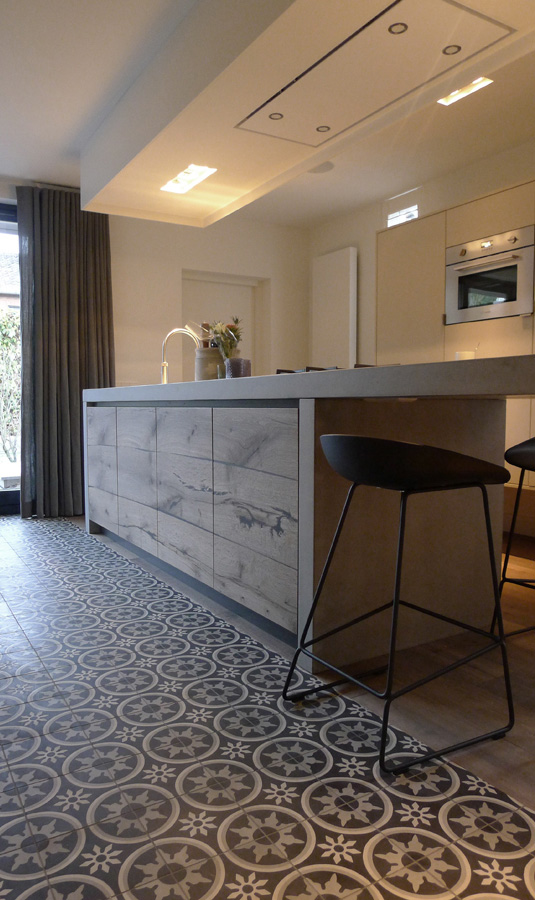 Ontwerp: Indelingsplan, keuken, haard, Sittard